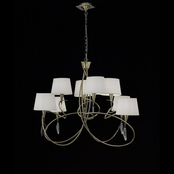 Подвесная люстра Mantra Mara Antique Brass 1634, фото , изображение 2