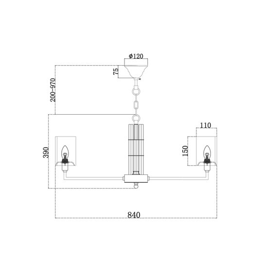 Подвесной светильник Maytoni H015PL-10G, фото , изображение 2