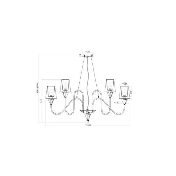 Люстра Maytoni MOD078PL-09CH, фото , изображение 5