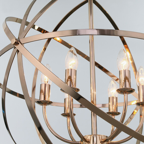 Подвесная люстра 60139/6 золото, фото , изображение 3