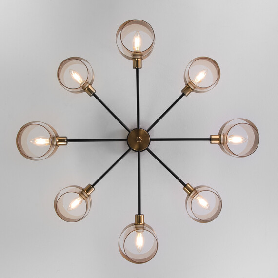 Потолочная люстра в стиле лофт Eurosvet Arcada 70127/8 черный, фото , изображение 3