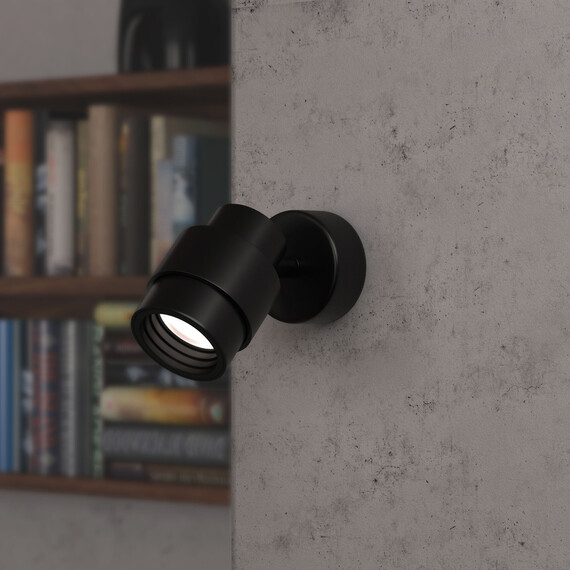 Настенный светодиодный светильник 20125/1 черный, фото , изображение 4