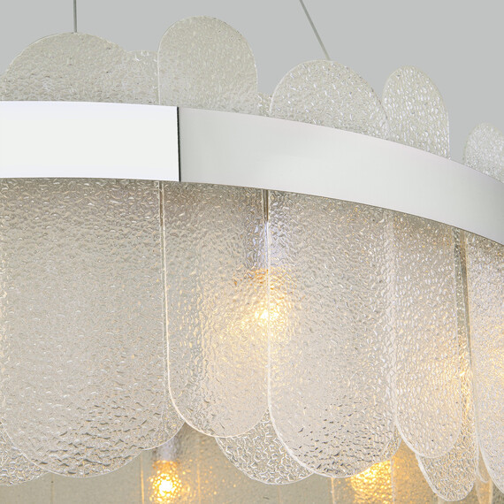 Подвесная люстра 333/10 хром, фото , изображение 2