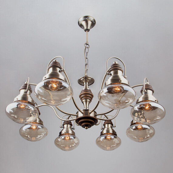 Подвесная люстра Умный дом 366/8 античная бронза, фото , изображение 4