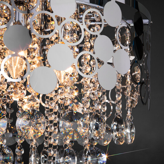 Подвесная люстра Умный дом 10123/8 хром, фото , изображение 3