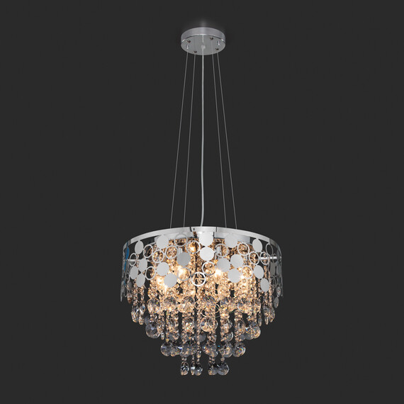 Подвесная люстра Умный дом 10123/8 хром, фото , изображение 4