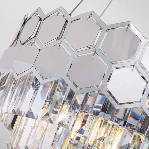 Подвесная люстра Умный дом 10124/5 хром, фото , изображение 2