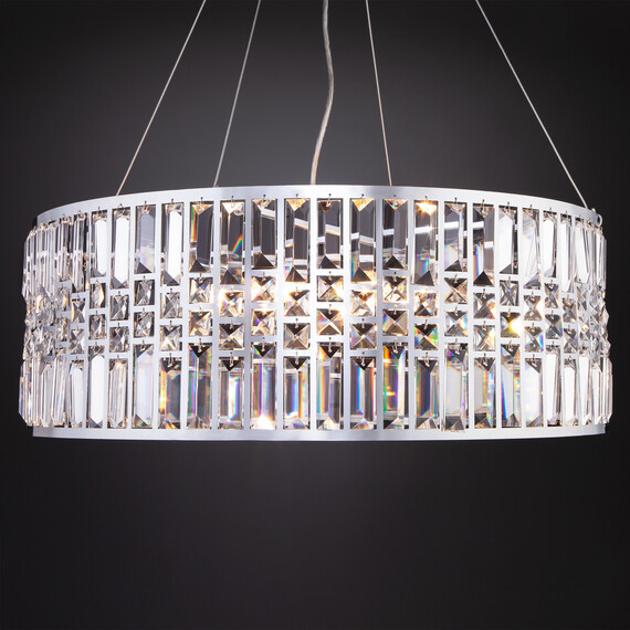 Подвесная люстра Умный дом 10125/8 хром, фото , изображение 2