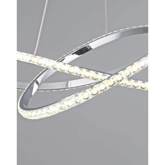 Светодиодная подвесная люстра с пультом Moderli V2787-PL Ello LED 120W, фото , изображение 4