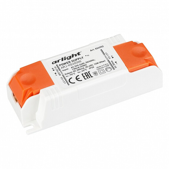 Драйвер Arlight ARJ-KE40300 25-40V 12W IP20 0,3A 024952, фото 