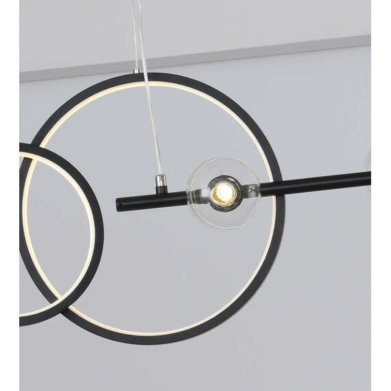 09408-5,19 Люстра Иона черный G9 25W+ Led 22W, фото , изображение 2