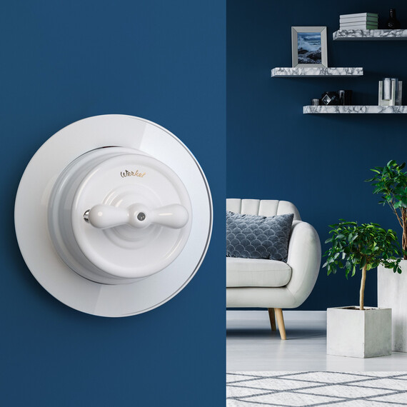 Рамка на 1 пост (Белый) W0015101, фото , изображение 3