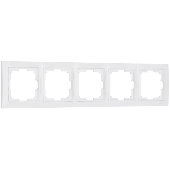 Рамка на 5 постов Werkel Snabb basic белый W0052001 4690389161452, фото 