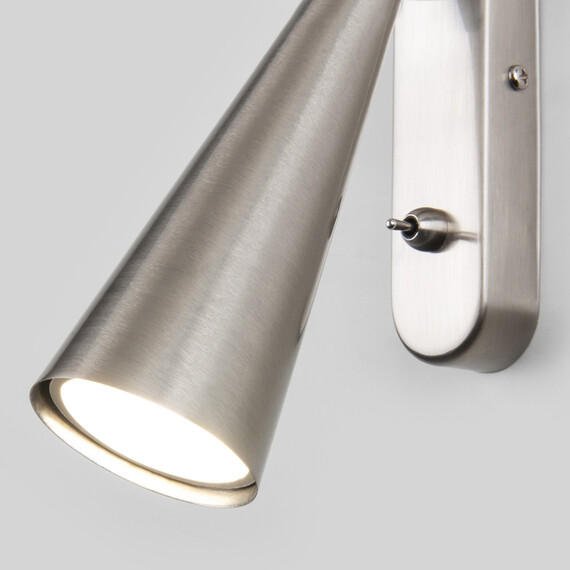 Настенный светильник Horn GU10 SW MRL 1010 сатинированный никель, фото , изображение 3