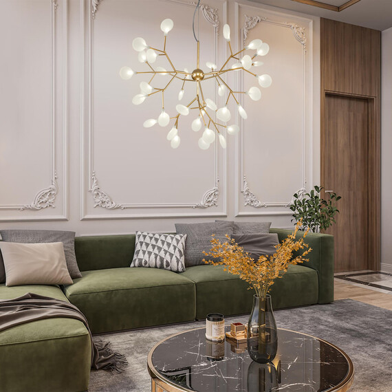 Подвесная люстра Eurosvet 3426/6 черный жемчуг/дымчатый хрусталь Strotskis, фото , изображение 6