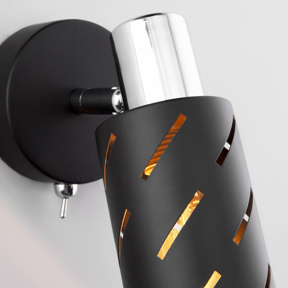 Спот Eurosvet Fente 20090/1 черный/хром, фото , изображение 2