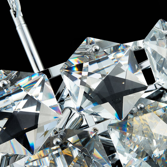 SL1631.103.06 Люстра подвесная ST-Luce Хром/Прозрачный E14 6*40W Viterbo, фото , изображение 8