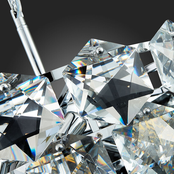 SL1631.103.06 Люстра подвесная ST-Luce Хром/Прозрачный E14 6*40W Viterbo, фото , изображение 12