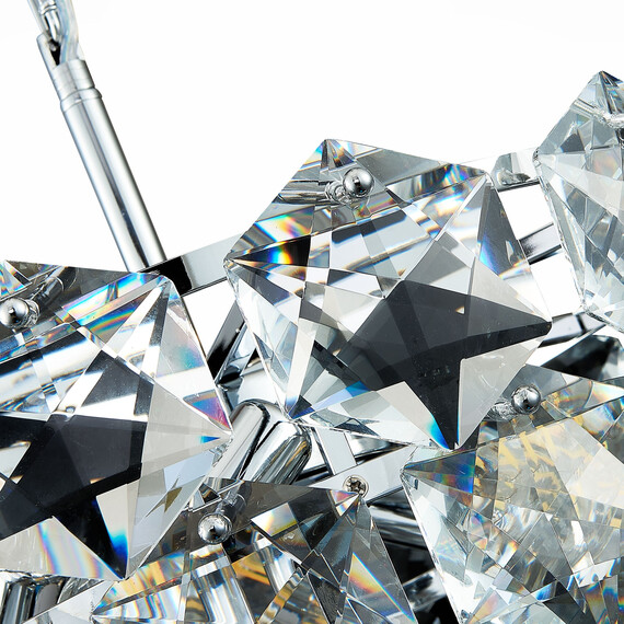 SL1631.103.06 Люстра подвесная ST-Luce Хром/Прозрачный E14 6*40W Viterbo, фото , изображение 4