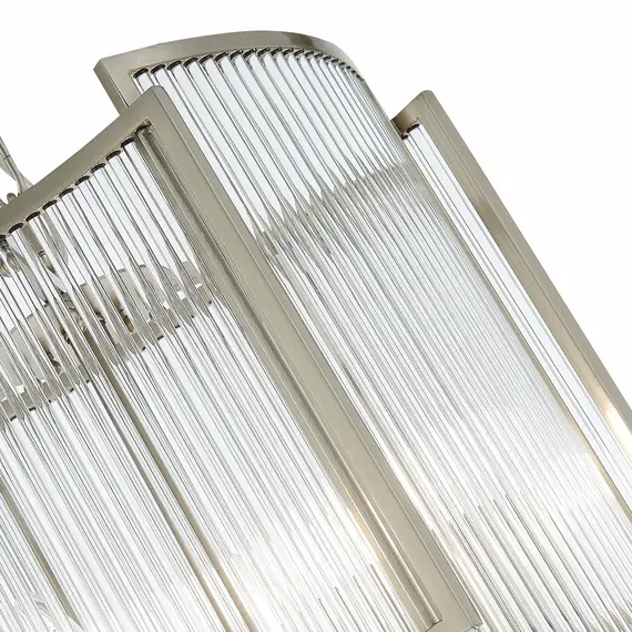 SL1234.103.03 Люстра подвесная ST-Luce Никель/Прозрачный, Никель E14 3*60W Cosenza, фото , изображение 4