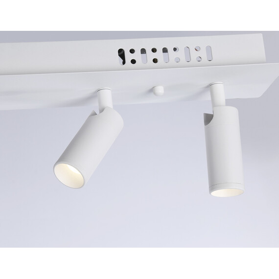 Светильник светодиодный подвесной с пультом FL5277/3+2 WH белый 59W 3000K/4200K/6400K+4200K 800*20*1200 (ПДУ ИК), фото , изображение 7