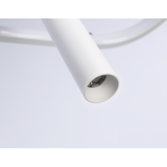 Светильник светодиодный подвесной с пультом FL5383/1+2 WH белый 43W 3000K/4200K/6400K+4200K 600*200*1200 (ПДУ ИК), фото , изображение 8