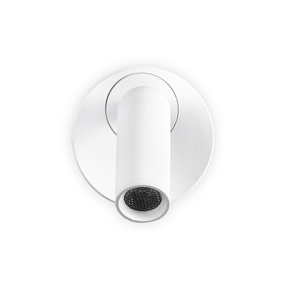 Настенный поворотный светодиодный светильник с выключателем FW280 SWH белый песок LED 4200K 3W 70*70*65, фото , изображение 3