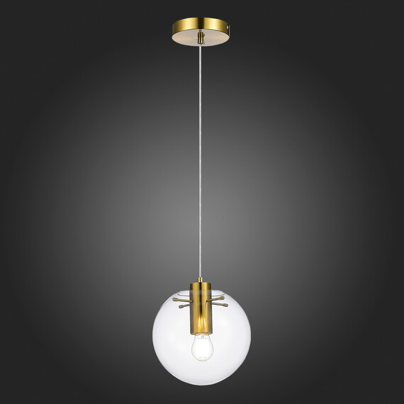 SL1056.203.01 Подвес ST-Luce Золотой/Прозрачный E27 1*60W NOOR, фото , изображение 5