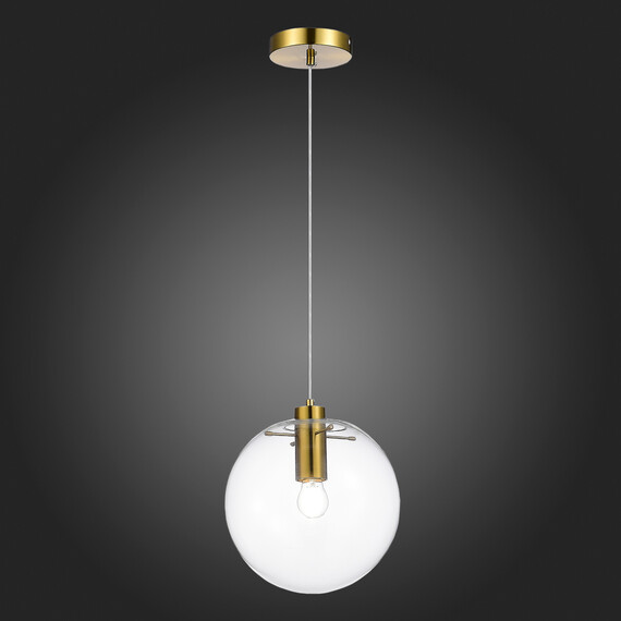 SL1056.213.01 Подвес ST-Luce Золотой/Прозрачный E27 1*60W NOOR, фото , изображение 5