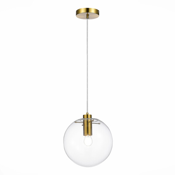 SL1056.213.01 Подвес ST-Luce Золотой/Прозрачный E27 1*60W NOOR, фото 