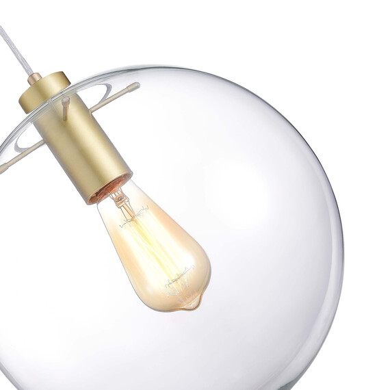 SL1056.213.01 Подвес ST-Luce Золотой/Прозрачный E27 1*60W NOOR, фото , изображение 3