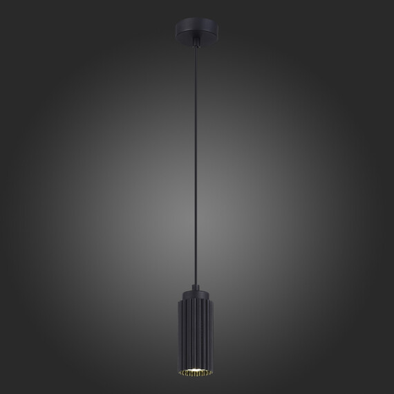 SL1213.403.01 Подвес ST-Luce Черный/Черный GU10 1*5W 4000K KENDO, фото , изображение 4