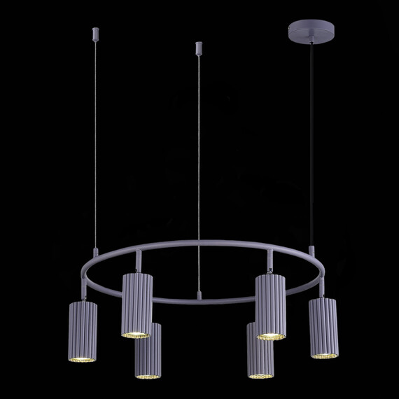 SL1213.703.06 Светильник подвесной ST-Luce Серый/Серый GU10 6*5W 4000K KENDO, фото , изображение 5