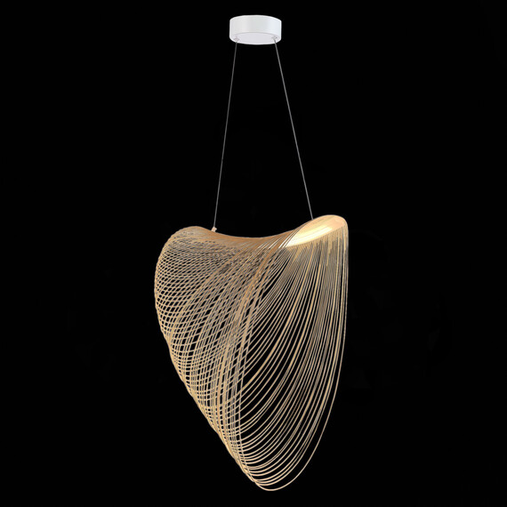 SL6900.503.32 Светильник подвесной ST-Luce Белый/Древесный LED 1*32W 4000K FOSSIL, фото , изображение 4