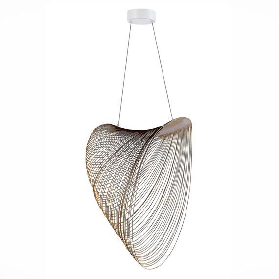 SL6900.503.32 Светильник подвесной ST-Luce Белый/Древесный LED 1*32W 4000K FOSSIL, фото , изображение 2