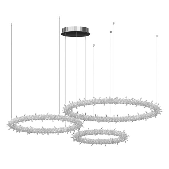 07875-80+60+40P,02(4000K) Подвес димм. Лиам хром, фото 