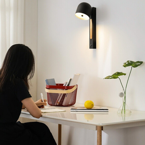 Светодиодное Бра Vic Wall Black By Imperiumloft, фото , изображение 3